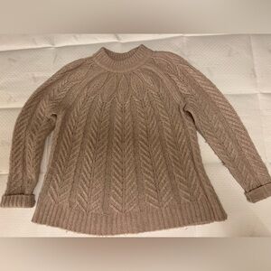 Tuckernuck Cable Knit Sweater in Taupe